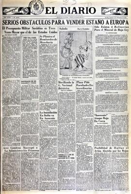 El Diario, edición del 23 de noviembre de 1951