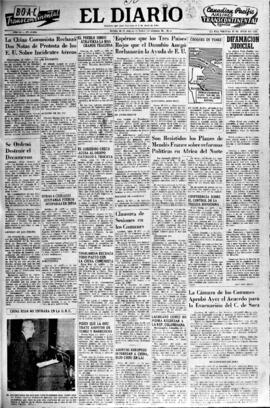 El Diario, edición del 30 de julio de 1954