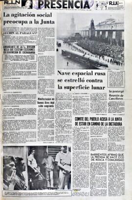 Presencia, edición del 13 de mayo de 1965