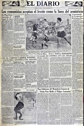 El Diario, edición del 29 de octubre de 1951