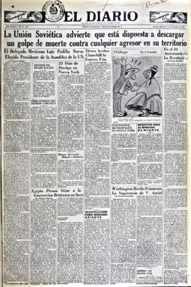 El Diario, edición del 7 de noviembre de 1951