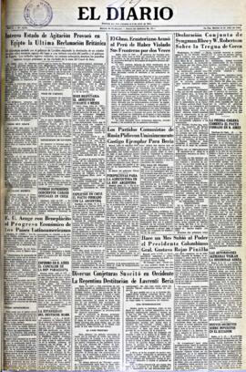 El Diario, edición del 14 de julio de 1953