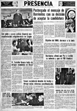 Presencia, edición del 3 de abril de 1966