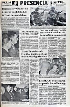 La Razón, edición del 4 de mayo de 1965