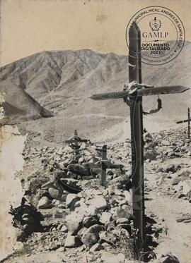 Retrato de cruces de soldados Bolivianos en el Alto de la ALIANZA