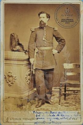 Retrato del Edecán del  Presidente Hilarión Daza