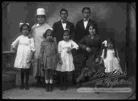 Foto de estudio de una familia