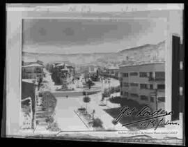 Reproducción de una imagen de de la Plaza del estudiante y la avenida villazón, 1939