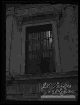 Balcón del Palacio de Gobierno por donde arrojaron el cadáver de Gualberto Villarroel a la calle Ayacucho, cuando se encontraba de guardia el teniente Federico l.