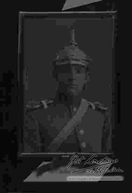 Imagen del sub Teniente benites, del regimiento "Abaroa" 1º de caballería. Guaqui 30 de agosto de 1921.