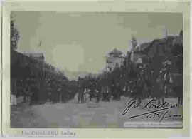 Banda del ejercito Militar en la  transmisión de mando Presidencial del General Ismael Montes a   S. E José Gutiérrez Guerra. Plaza Murillo.