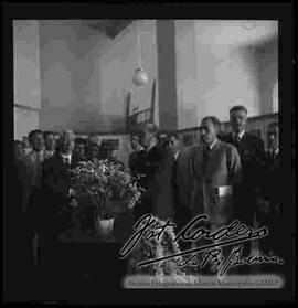 Inauguración de la exposición de fotografías en la cancillería para el Cuarto Centenario de la Republica