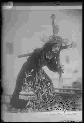 Reproducción de una imagen del Señor de las Caídas.