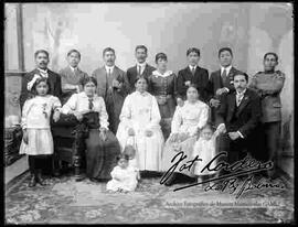 Foto de estudio de una familia