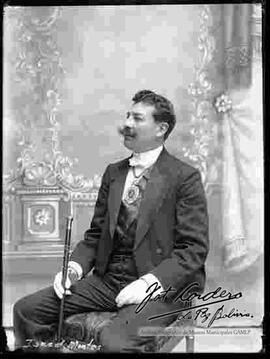 Foto oficial del presidente  Ismael Montes Gamboa en su 1ra. Gestión como Presidente de Bolivia (14 de agosto de 1904 al 12 de agosto de 1909)