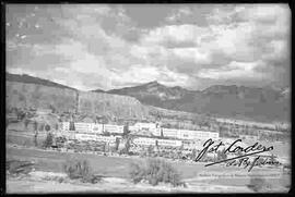 Vista panorámica del Colegio Militar, desde irpavi