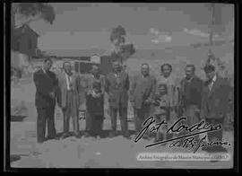 Miguel Angel Pérez,  junto a su familia y a los socios del club Busch