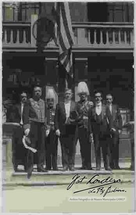 Embajada de los Estados Unidos de América: Sr. Eduardo Cordova, adscrito Boliviano; Sr. Moises Ascarrunz, introductor de embajadores; Teniente Coronel José Manuel González, ayudante; Excmo Sr. John D. O´rear, Embajador ; Mayor Luis Salazar, ayudante; Msr. Diez de Medina, introductor de embajadores; Sr. Carlos Hanhart, adscrito Boliviano