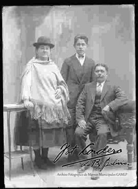 Foto de estudio de una familia