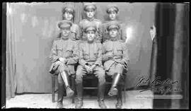 Foto de estudio de un grupo de cadetes