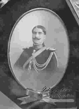 Imagen de un militar, parte del cuerpo de edecanes del Capitan y general Eliodoro Villazón.