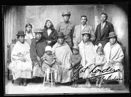 Foto de estudio de una familia