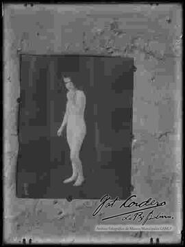 Reproducción de la imagen de una mujer desnuda.