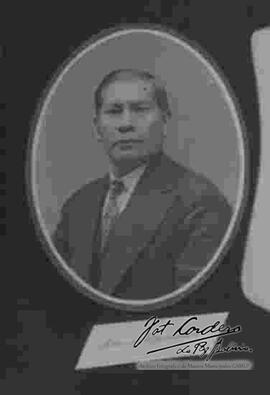 Imagen de Javier Fernandez, amigo y compañero de Benigno Palacios. La Paz 24 de enero de 1932.