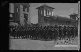 Desfile de la parada Militar, en lo hoy actualmente es el Estado Mayor