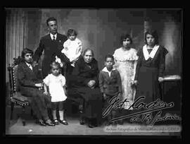 Foto de estudio de una familia