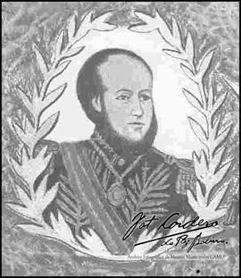 Imagen de José Ballivián. 9º presidente de Bolivia (1841 - 1847).