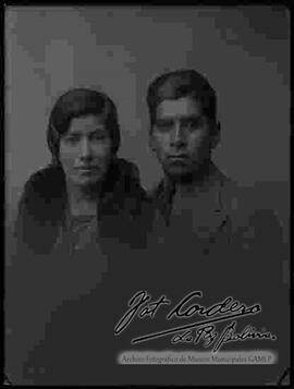 Fotografía de  estudio de una pareja