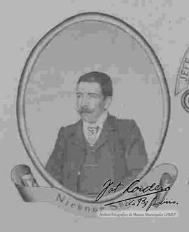 Imagen de Nicanor Sainz U. Noviembre 1 de 1906.