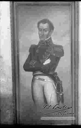 Pintura de Simon Bolivar.