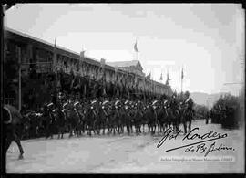 Desfile del Colegio Militar, en la  transmisión de mando presidencial del General Ismael Montes,  S. E José Gutiérrez