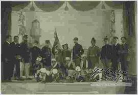 Interpretación teatral de la guerra del pacífico.