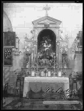 Altar del Señor de la Paciencia en la iglesia de Santo Domingo.