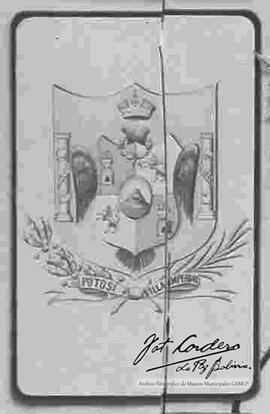 Imagen del escudo del departamento de Potosi, Villa Imperial.