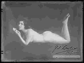 Reproducción de la imagen de una mujer desnuda.