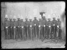 Cadetes de la sección de caballería del Colegio Militar