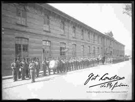 Banda del Colegio Militar, en el mismo Colegio, en la avenida villazón