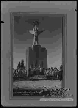 Reproducción de un cuadro del II Congreso Eucarístico Nacional,  realizado  en la Plaza Murillo de la Ciudad de La Paz del 18 al 21 de mayo de 1939