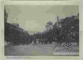 Banda del ejercito Militar en la  transmisión de mando Presidencial del General Ismael Montes a   S. E José Gutiérrez Guerra. Plaza Murillo