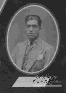 Imagen de Juan de la R. amigo y compañero de Benigno Palacios. La Paz 24 de enero de 1932.