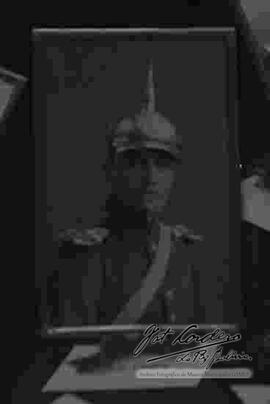 Imagen de un oficial del regimiento "Abaroa" 1º de caballería. Guaqui 30 de agosto de 1921.
