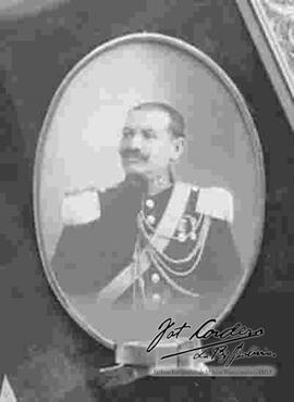 Imagen de un militar, parte del cuerpo de edecanes del Capitan y general Eliodoro Villazón.