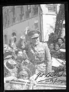 Recibimiento del presidente Enrique Peñaranda, durante el periodo de 15 de abril de 1940 al 20 de diciembre de 1943