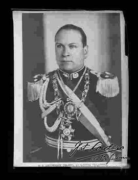 Reproducción de una fotografía del presidente Gualberto Villarroel, periodo desde el 20 de diciembre de 1943 al 21 de julio de 1946