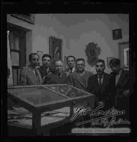 Julio Cordero Castillo, Augusto Pacheco y  Alfredo Arias en una exposición.