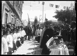 Procesión de la Virgen del Carmen, delante del palacio de gobierno, plaza Murillo, en conmemoración al 16 de julio.